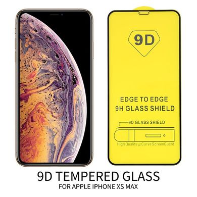 Защитное стекло для iPhone 11 Pro Max/XS Max 5D tempered glass black