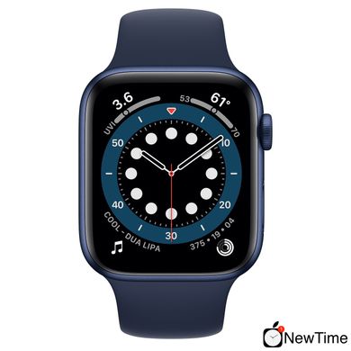 Apple Watch Series 6 GPS+Cellular 44mm Blue Aluminium case with Deep Navy Sport band (M07J3)