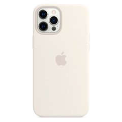 Чехол Apple Silicone Case with MagSafe White для iPhone 12 Pro Max (MHLE3)
