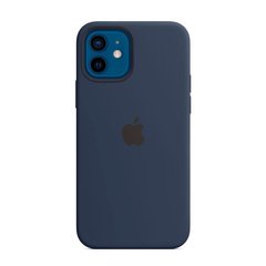 Чехол Apple Silicone Case with MagSafe Deep Navy для iPhone 12/12 Pro (MHL43)