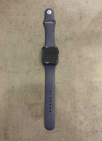 Apple Watch Series 6 44mm Blue Aluminium case with Deep Navy Sport