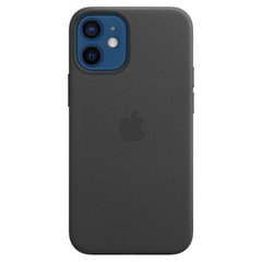 Чехол Apple Leather Case with MagSafe Black для iPhone 12/12 Pro (MHKG3ZE/A)