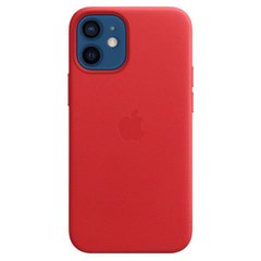 Чехол Apple Leather Case with MagSafe (PRODUCT)Red для iPhone 12/12 Pro (MHKD3ZE/A)