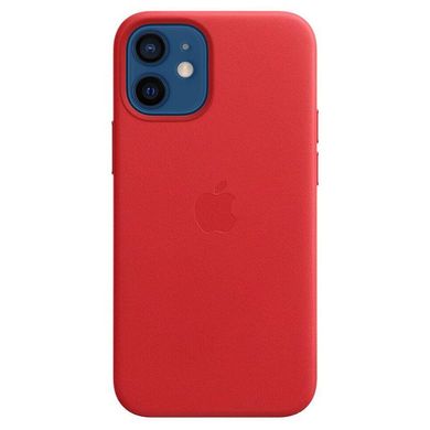 Чехол Apple Leather Case with MagSafe (PRODUCT)Red для iPhone 12/12 Pro (MHKD3ZE/A)