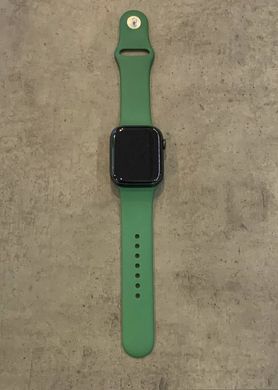 Apple Watch Series 7 45mm Green Aluminium case with Green Sport band (MKN73)
