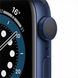 Apple Watch Series 6 44mm GPS Blue Aluminum Case with Deep Navy Sport Band (M00J3)