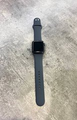 Apple Watch Series 7 GPS 45mm Midnight Aluminium case with Black Sport band (MKN53)