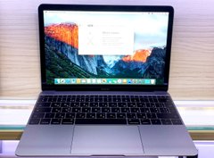Apple MacBook 12" Intel Core M 2015 8/256Gb Space Gray (MJY32)