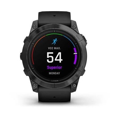 Смарт-часы Garmin Epix Pro (Gen 2) 47mm Slate Gray with Black Band (010-02803-00/01)