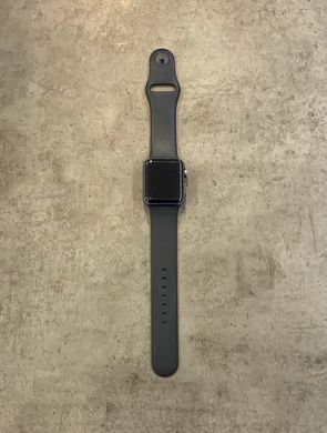 Apple Watch Series 3 38mm Space Gray Aluminium case with Black Sport band