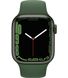 Apple Watch Series 7 GPS 41mm Green Aluminium case with Clover Sport band (MKN03)