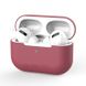 Чехол для Airpods Pro Silicon Wine Red