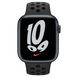 Apple Watch Nike Series 7 GPS+Cellular 41mm Midnight Aluminium case with Anthracite/Black Nike Sport band (MKHM3)